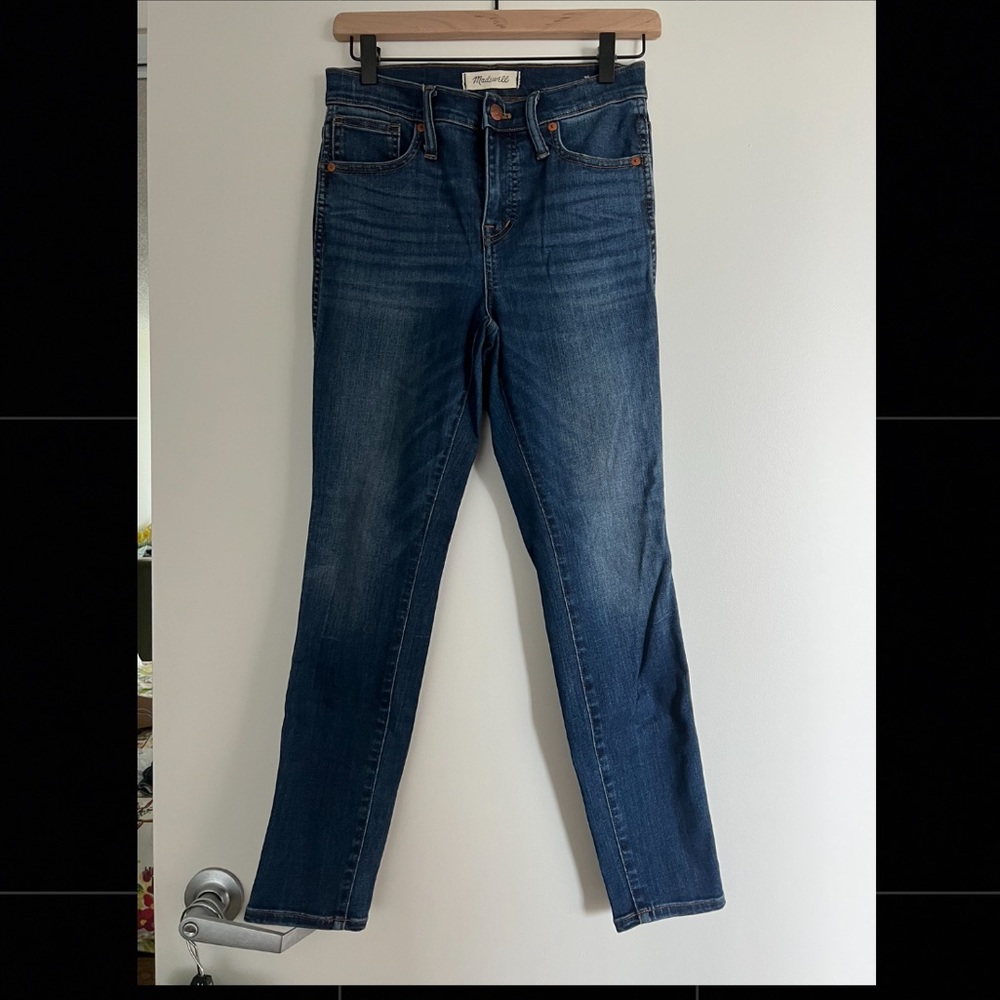 “10 High Rise Madewell Skinny Jean